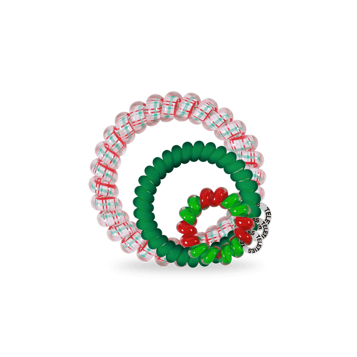 CANDY SPIRAL HAIR TIE GIFT SET
