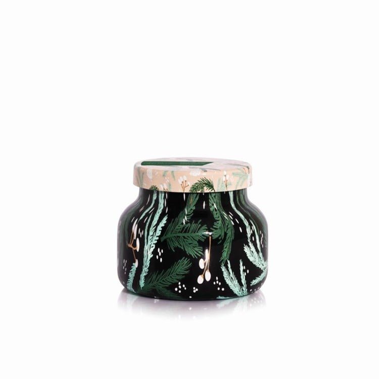 CRYSTAL PINT HOLIDAY PATTERN PLAY 8oz CANDLE
