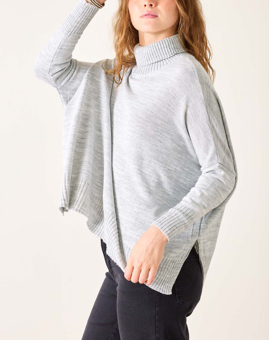 ASH GREY CATALINA TURTLENECK SWEATER
