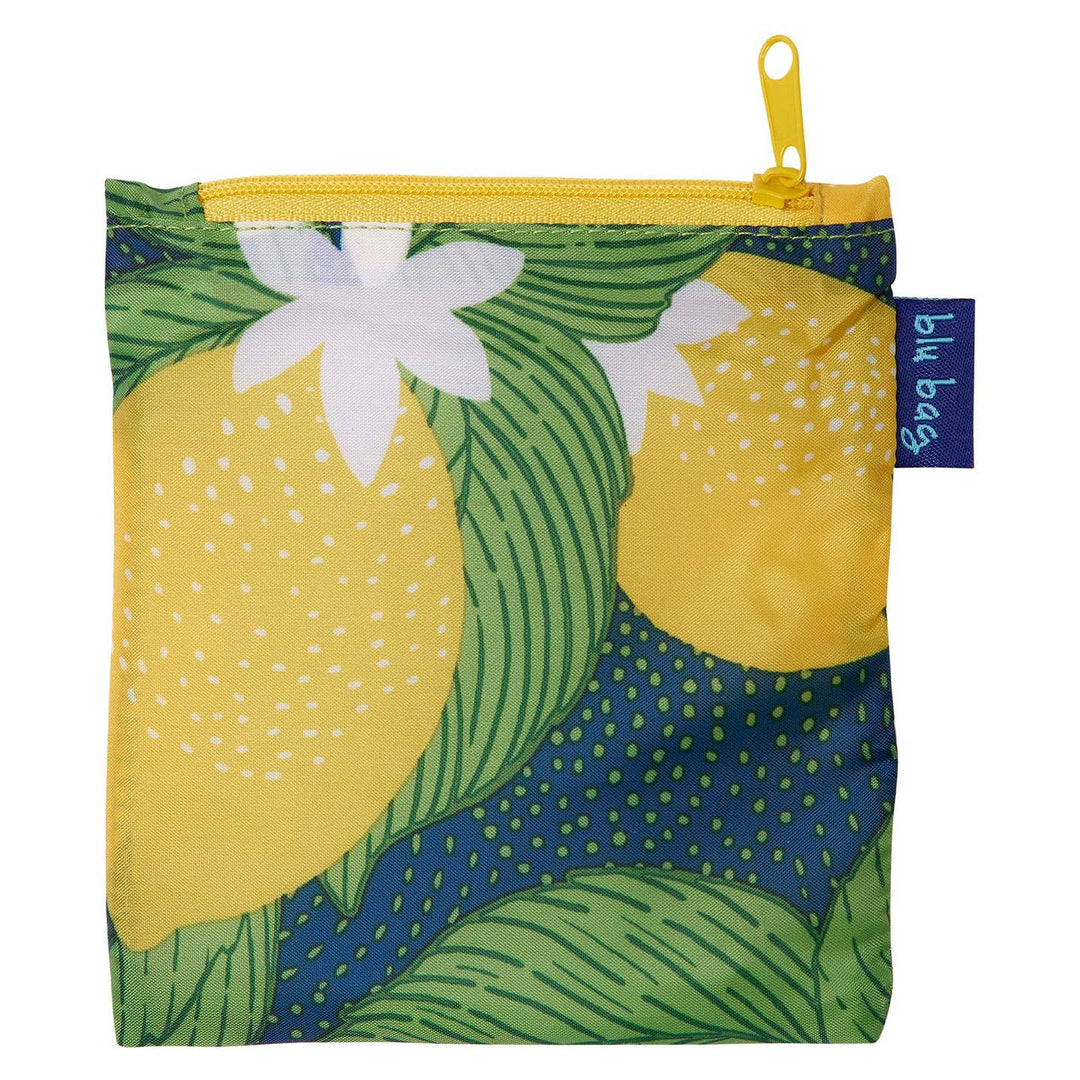 Vintage Lemons Reusable Shopper Blu Bag