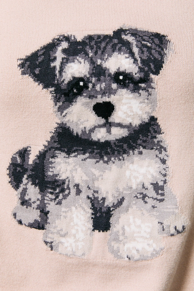 ATTICUS SCHNAUZER CREW NECK SWEATER