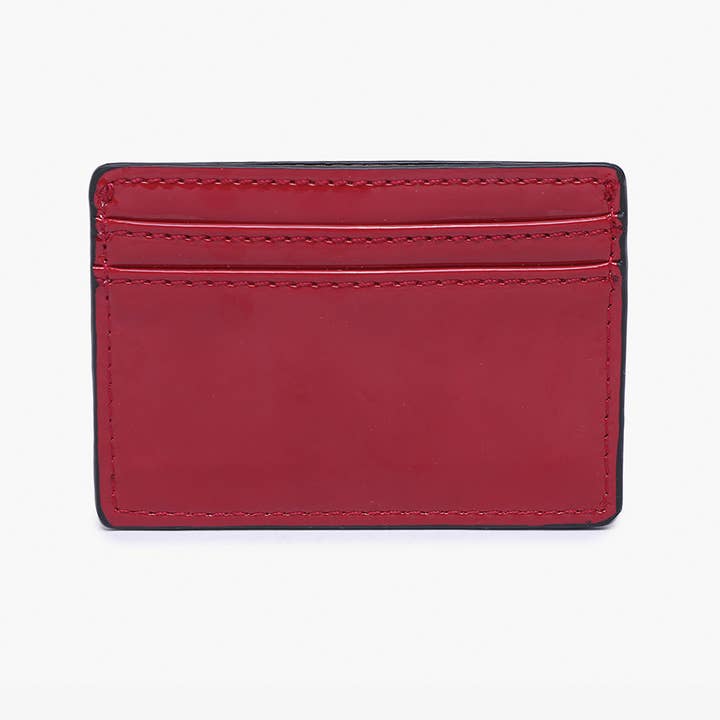 RED CHARLEE CARDHOLDER WALLET