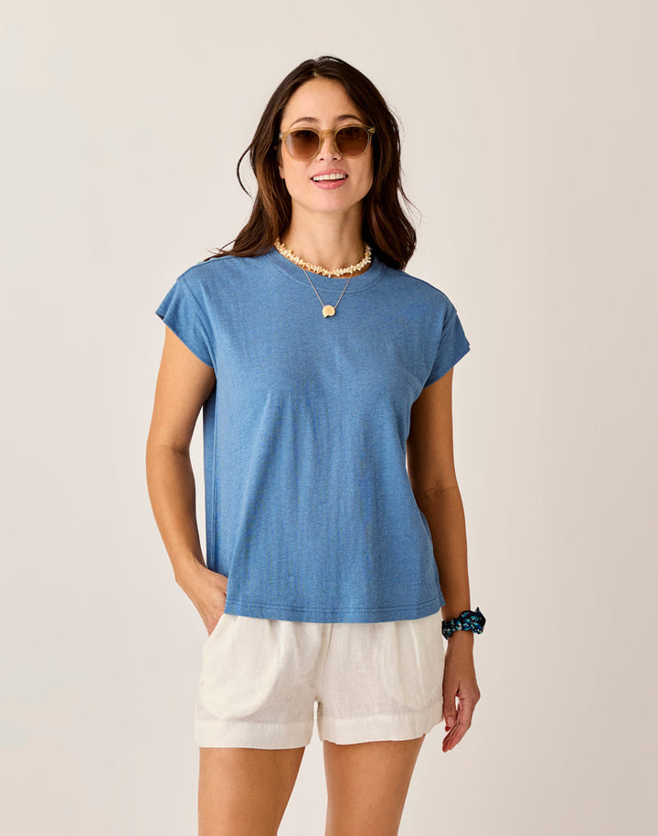 ASTRID CAPTAIN HEMP TEE