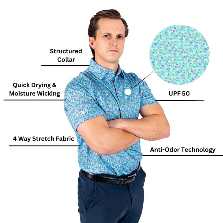 MEN'S TIME TO PAR/TEE POLO
