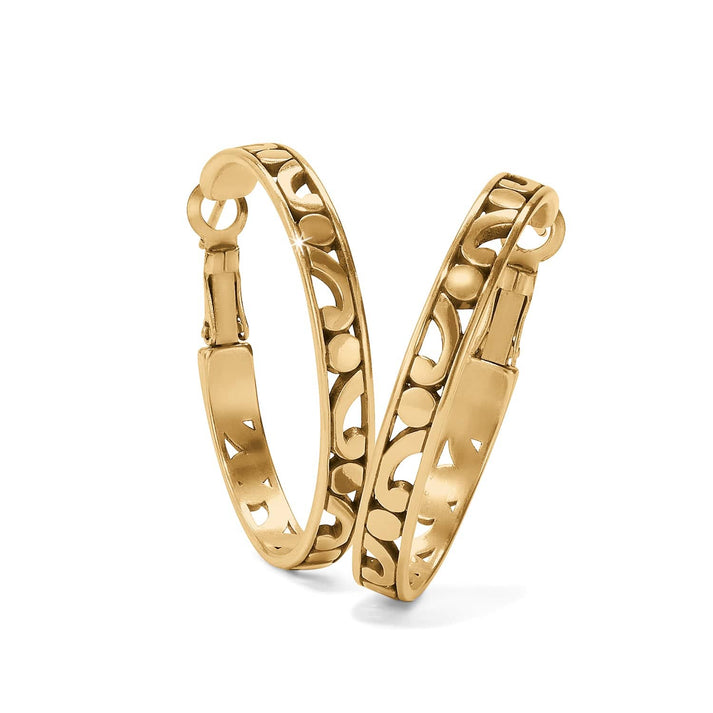 CONTEMPO GOLD MEDIUM HOOP
