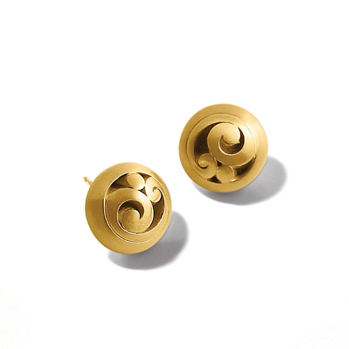 GOLD CONTEMPO POST EARRINGS
