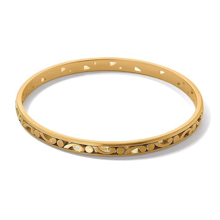 GOLD CONTEMP SLIM BANGLE
