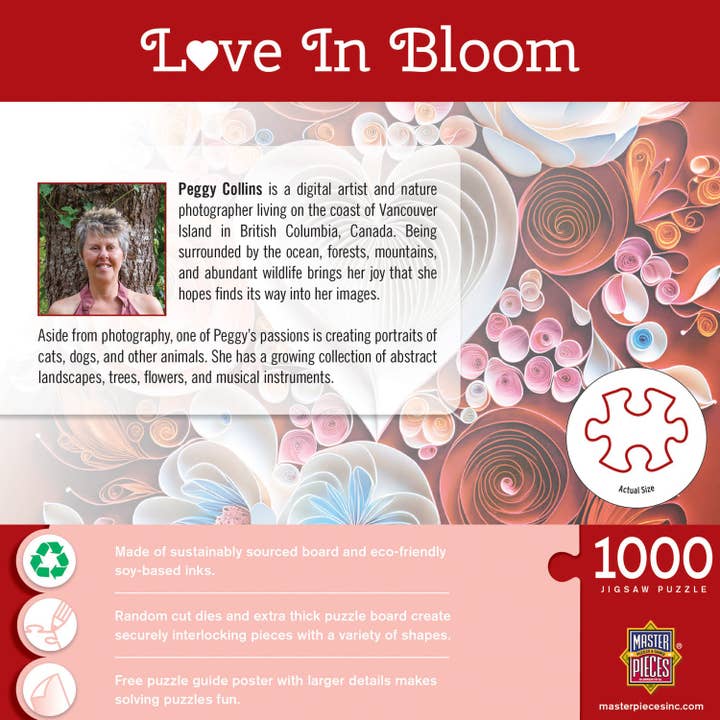 LOVE IN BLOOM 1000 PIECE PUZZLE