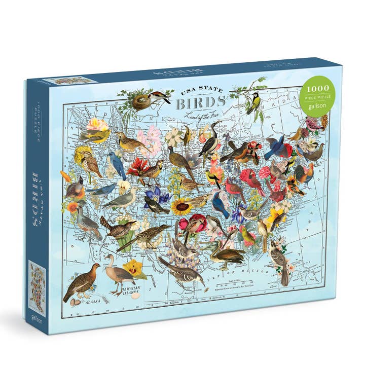 STATE BIRDS 1000 PIECE PUZZLE