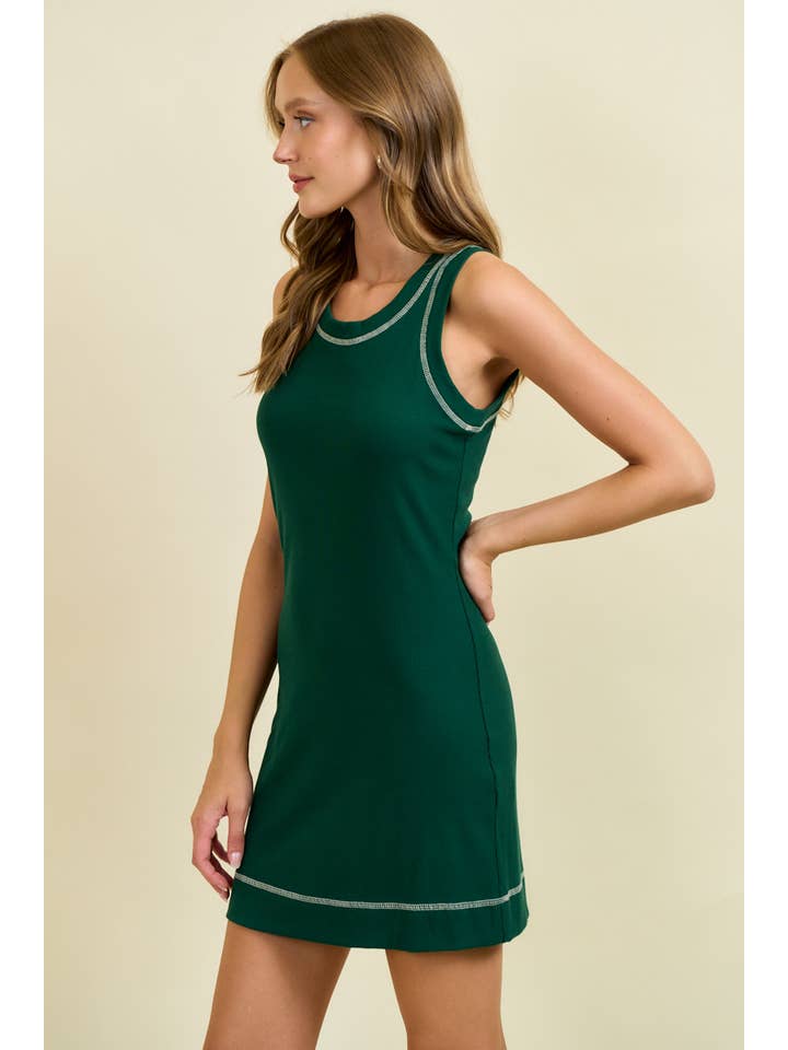 FOREST HARBOR CLUB TANK DRESS