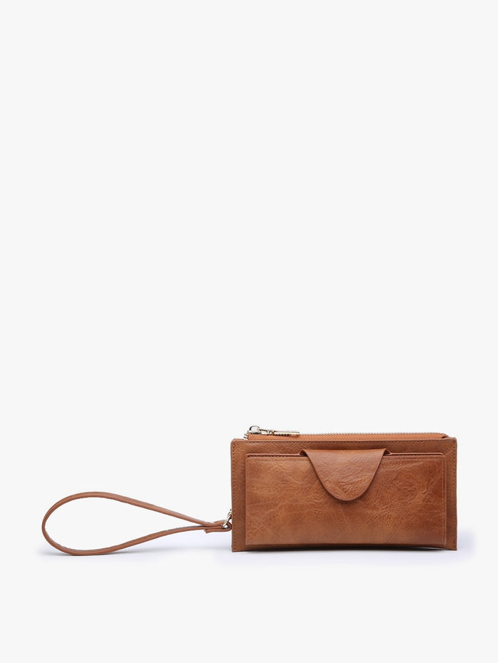 KAYLA RFID SNAP WALLET WRISTLET