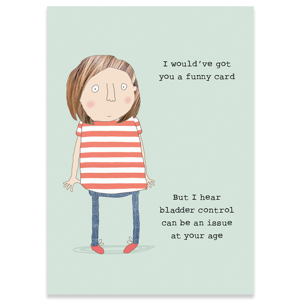 BLADDER BIRTHDAY CARD