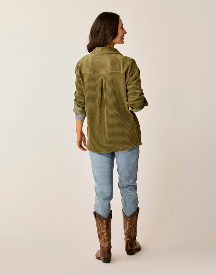 FIR HUDSON STRETCH CORD SHACKET
