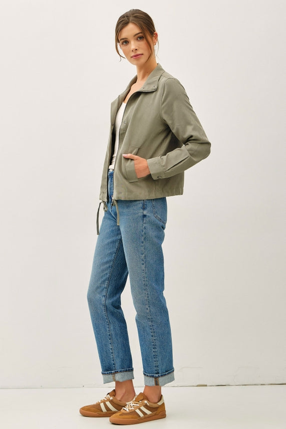 THYME UTILITY WELT POCKET JACKET