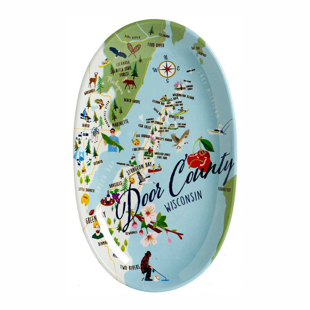 DOOR COUNTY WISCONSIN TIDBIT TRAY