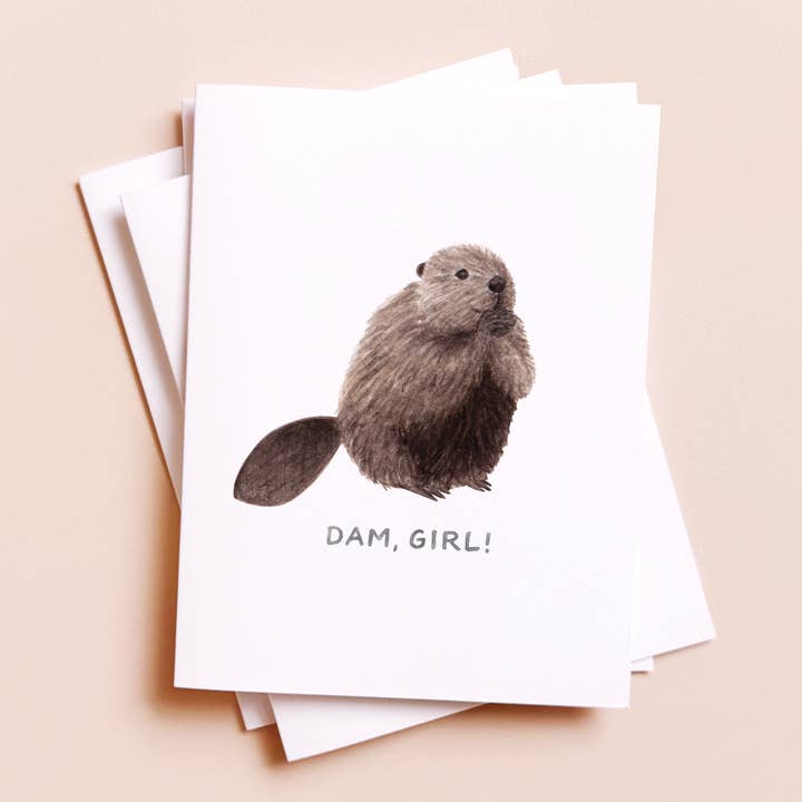 DAM GIRL CARD

