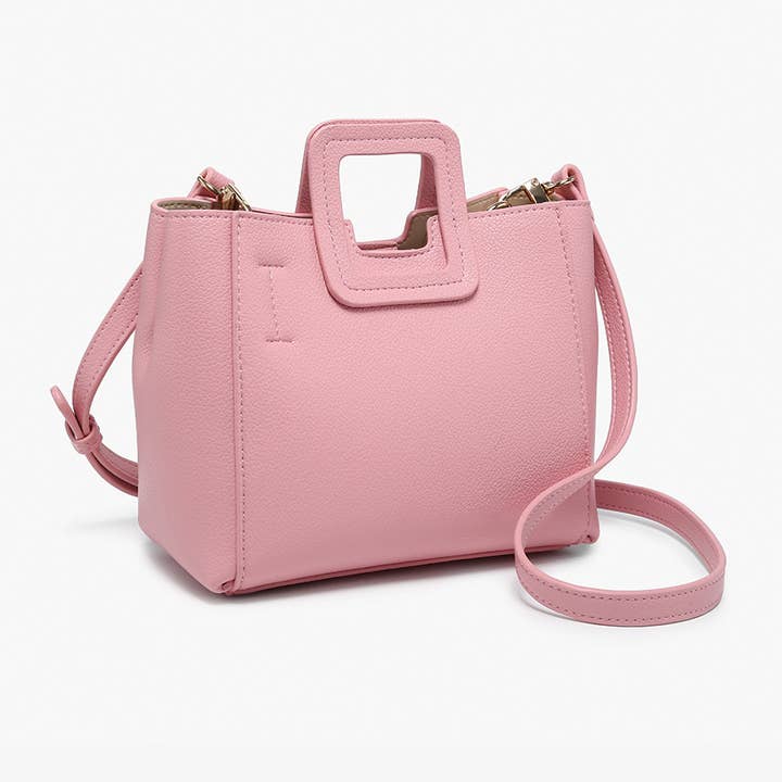 PINK JANIE MINI SATCHEL CROSSBODY BAG
