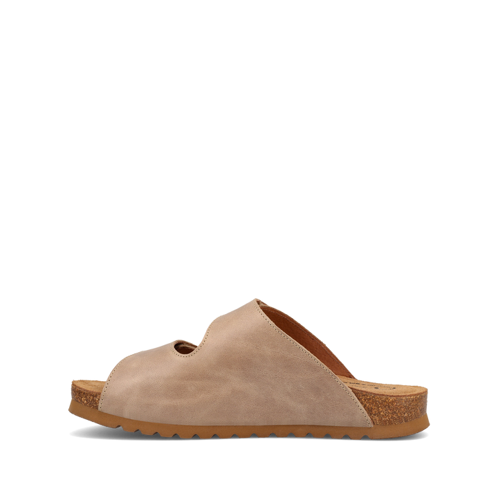 CASITA STONE LEATHER SANDAL