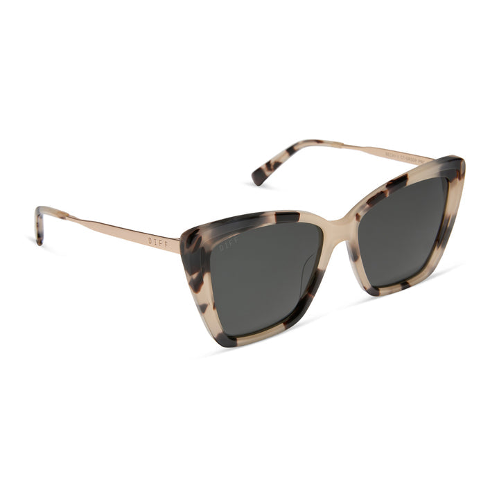 BECKY II CREAM TORTOISE POLARIZED SUNGLASSES