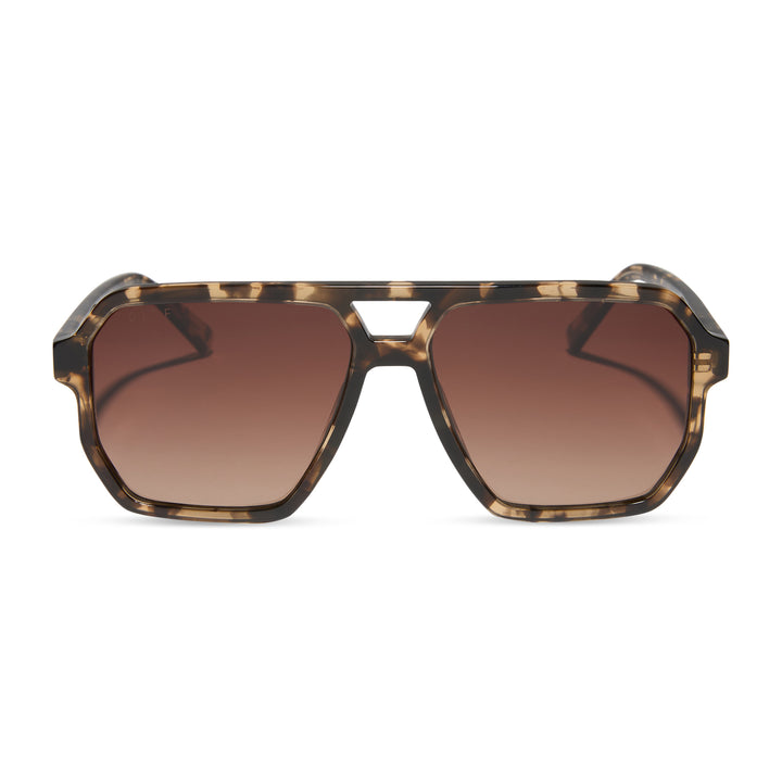 CAMERON ESPRESSO TORTOISE GRADIENT POLARIZED SUNGLASSES
