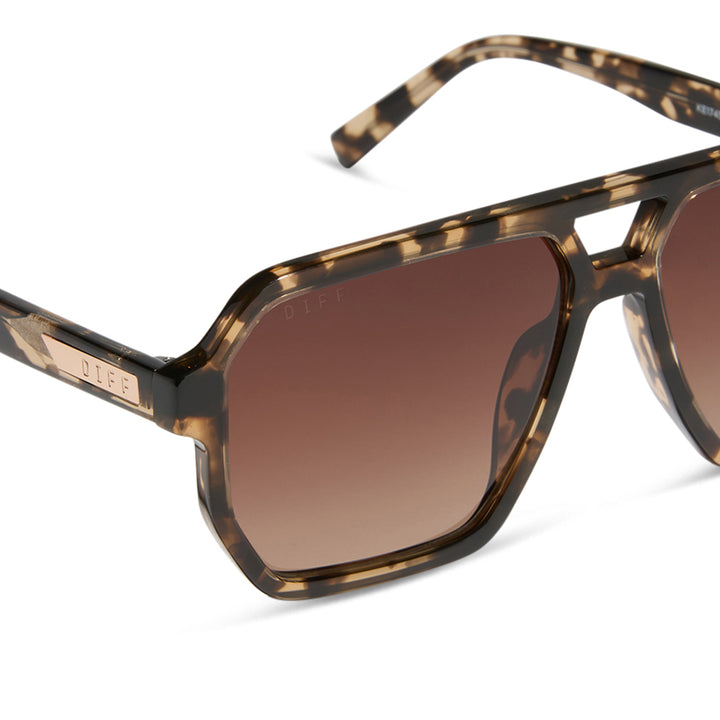 CAMERON ESPRESSO TORTOISE GRADIENT POLARIZED SUNGLASSES