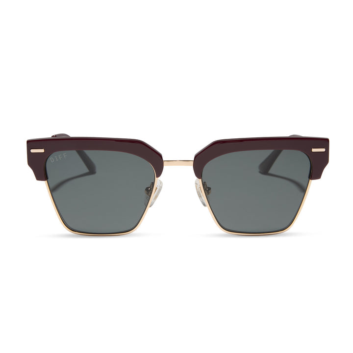 CAPRI DARK CHERRY POLARIZED SUNGLASSES
