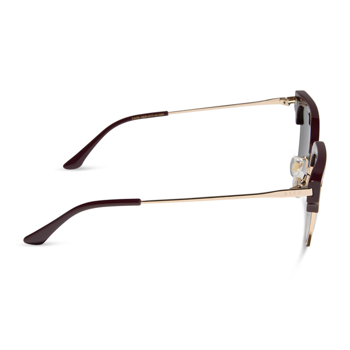 CAPRI DARK CHERRY POLARIZED SUNGLASSES