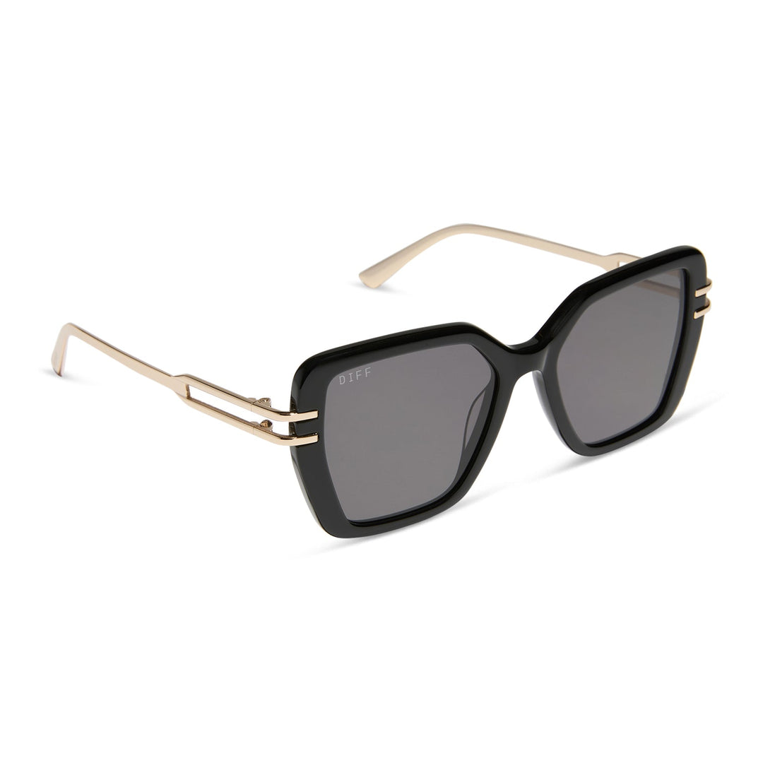 DASHA BLACK + GREY SUNGLASSES