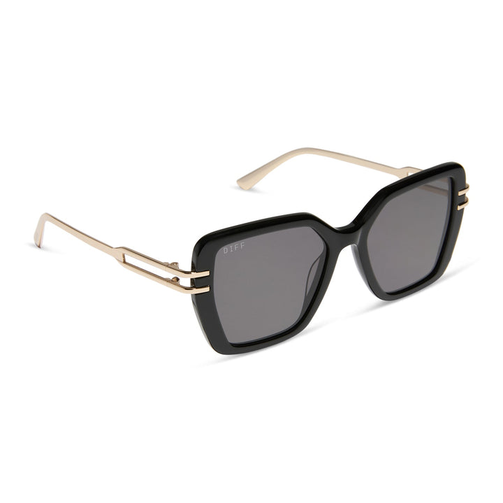 DASHA BLACK + GREY SUNGLASSES