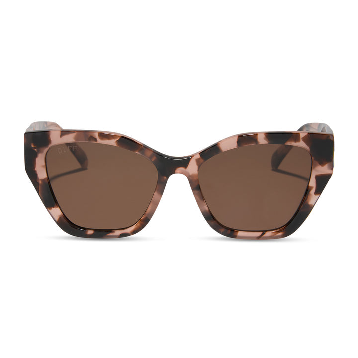 EVIE HIMALAYAN TORTOISE POLARIZED SUNGLASSES