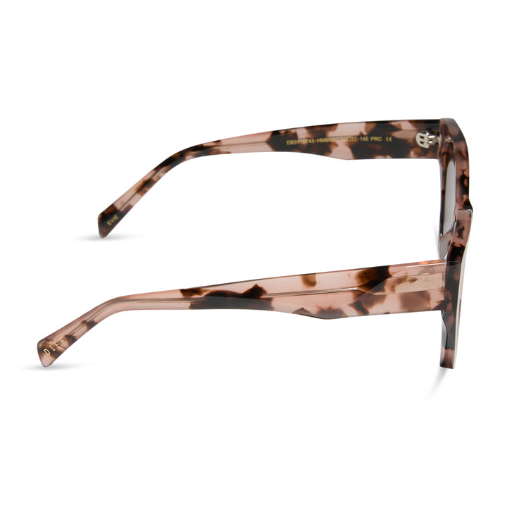 EVIE HIMALAYAN TORTOISE POLARIZED SUNGLASSES