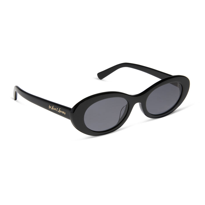 SABRINA BLACK POLARIZED SUNGLASSES