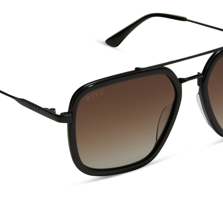JORDAN MATTE BLACK POLARIZED SUNGLASSES