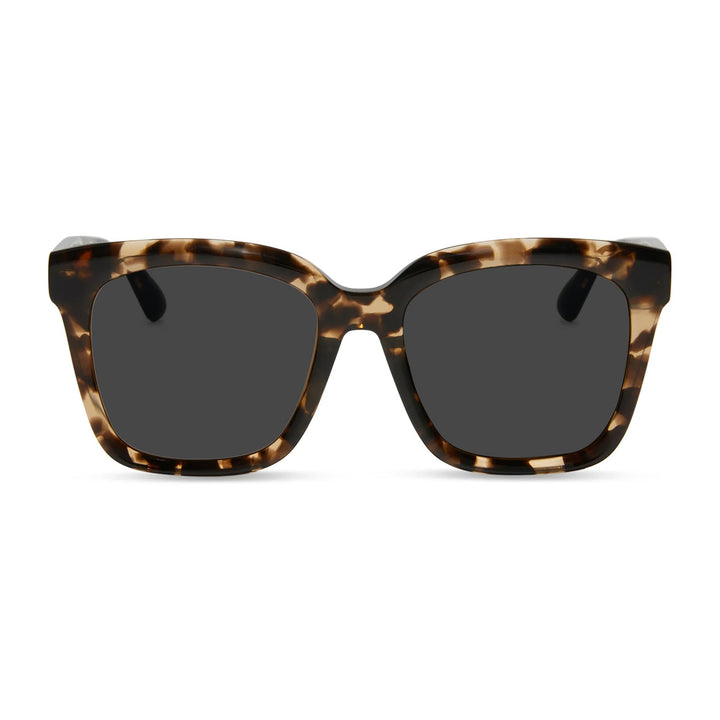 MEREDITH ESPRESSO BROWN TORTOISE SUNGLASSES
