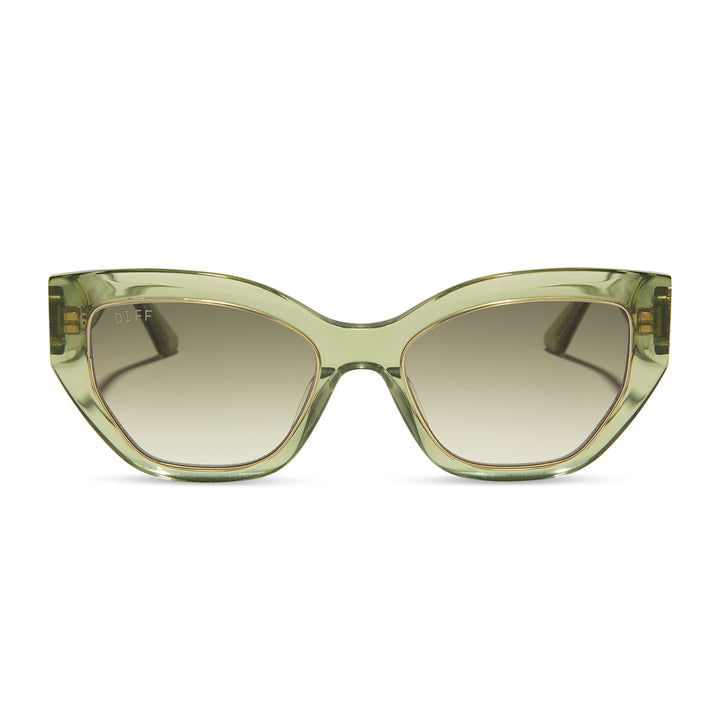 THE WHITE LOTUS THAILAND LIGHT GREEN CRYSTAL SUNGLASSES