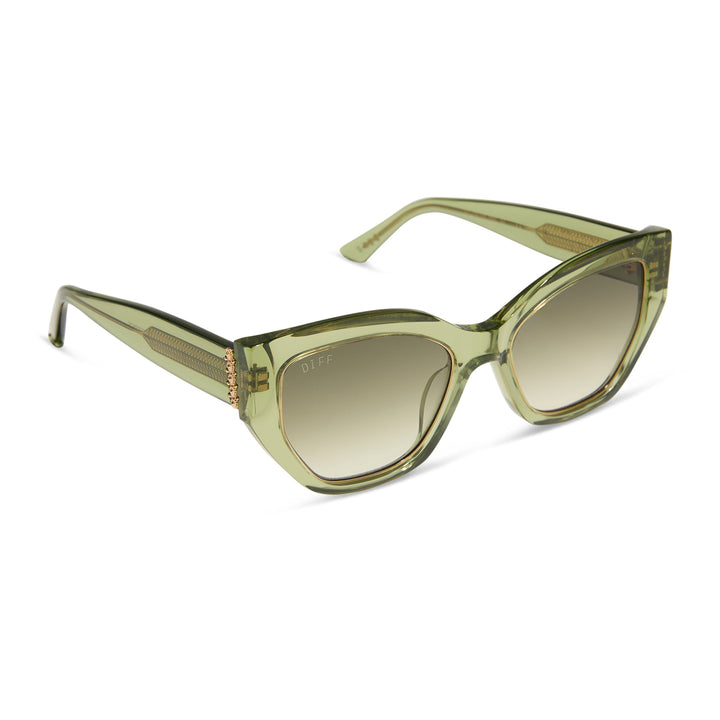 THE WHITE LOTUS THAILAND LIGHT GREEN CRYSTAL SUNGLASSES