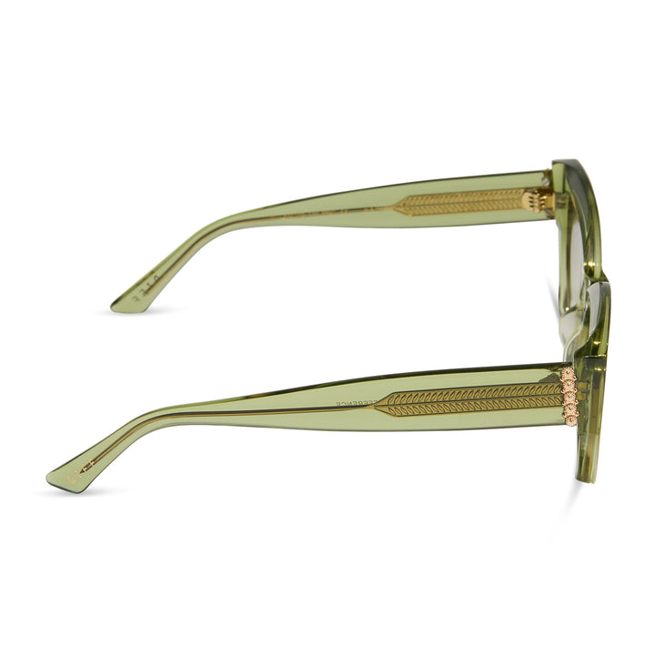 THE WHITE LOTUS THAILAND LIGHT GREEN CRYSTAL SUNGLASSES