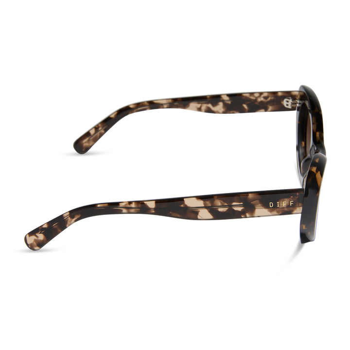 ZARIA ESPRESSO TORTOISE CATEYE SUNGLASSES