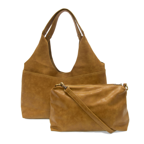 SPICY MUSTARD VAL 4 POCKET HOBO BAG