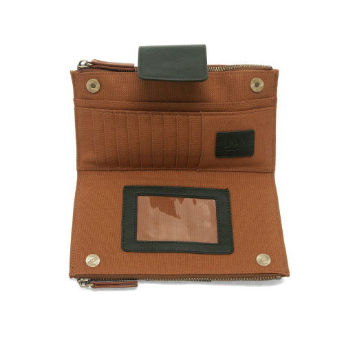 CHICORY + PINE CAMRYN COLORBLOCK CONVERTIBLE CROSSBODY WALLET