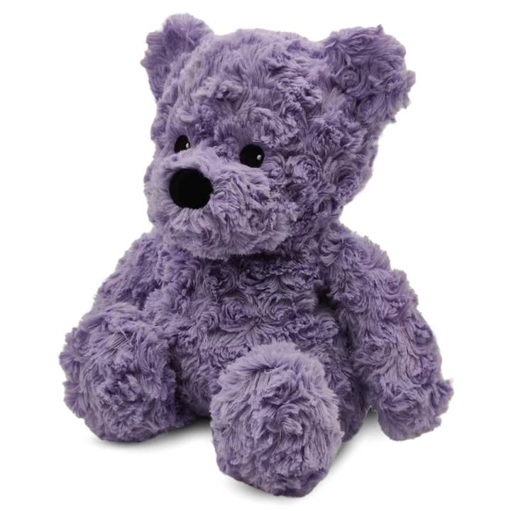 PURPLE CURLY BEAR WARMIES