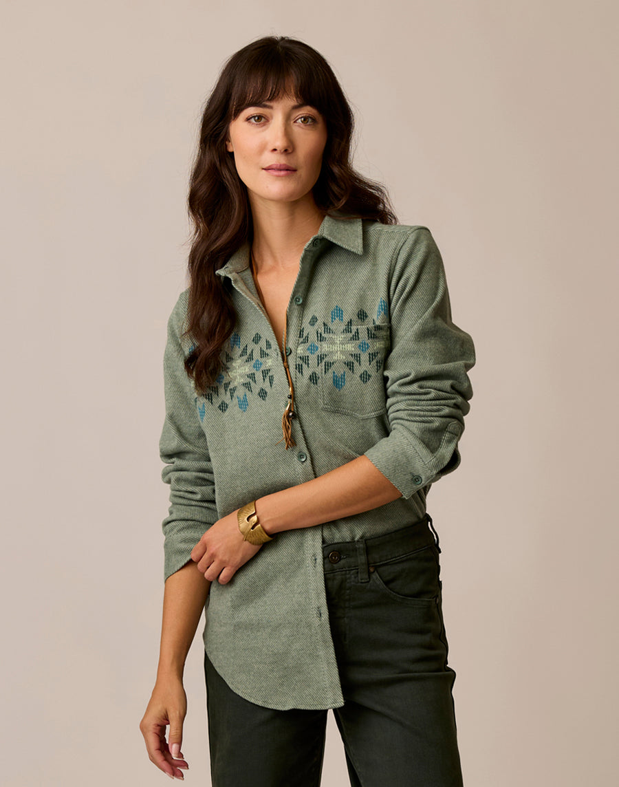 FAIRBANKS LAUREL MOTIF SUPERSOFT SHIRT
