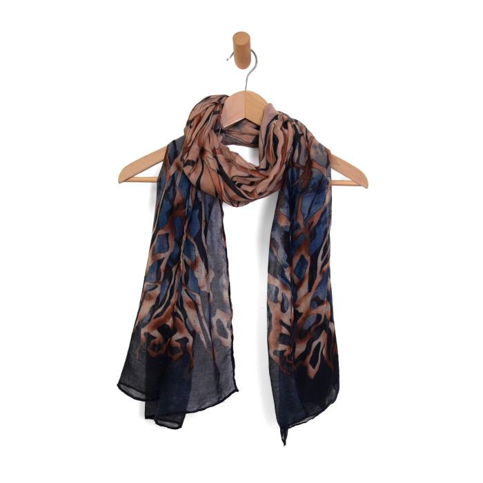 NAVY ATLAS ROOTS SCARF
