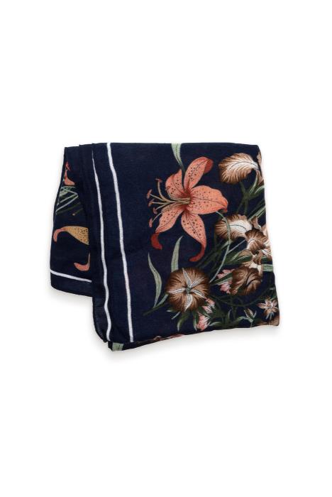 NAVY HOMESTEAD GARDEN SCARF
