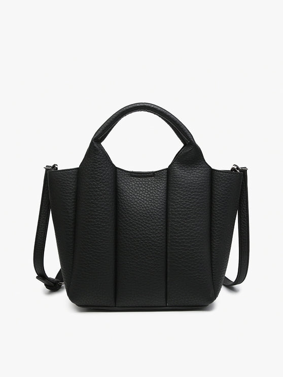 BLACK MADDOX SATCHEL BAG