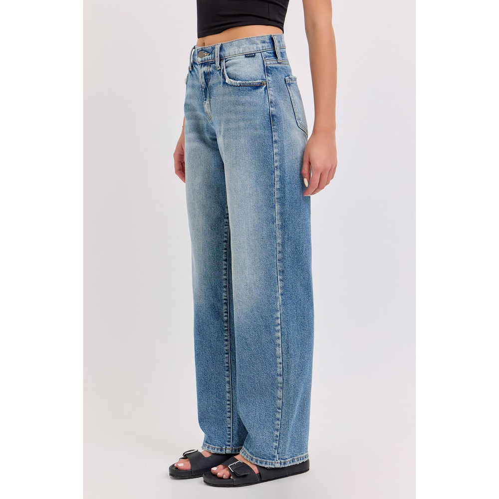 KENNY MID RISE DAD JEANS
