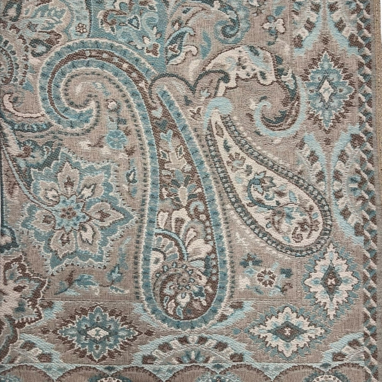 GREY PAISLEY  PASHMINA SCARF