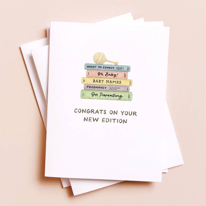 NEW EDITION BABY CARD