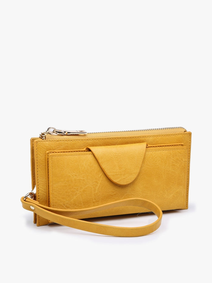 KAYLA RFID SNAP WALLET WRISTLET