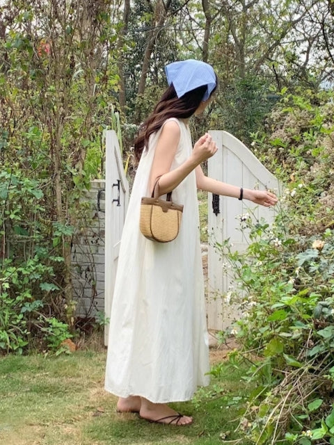 SOPHIE BROWN SMALL STRAW HANDBAG CROSSBODY BAG